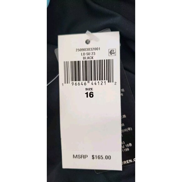 NWT$ 165 LAUREN RALPH LAUREN FLORAL HALTER COCKTAIL AND PARTY DRESS SZ 16 - Picture 6 of 8